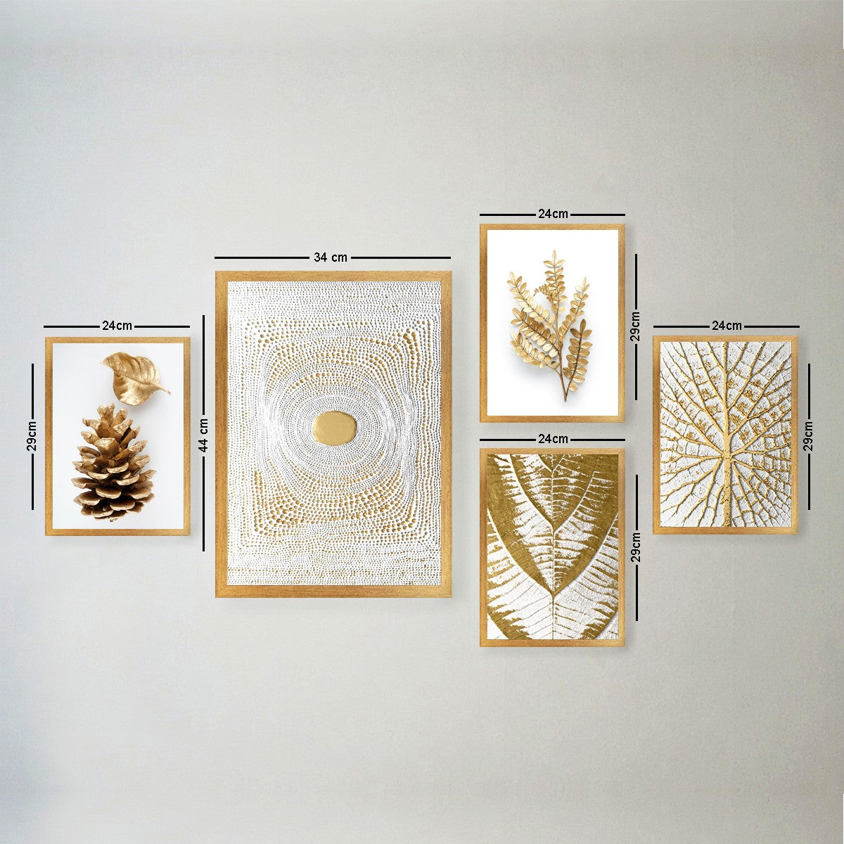 многоцветен-декоративна-картина-в-рамка-(5-броя)-17-364lul1192-0