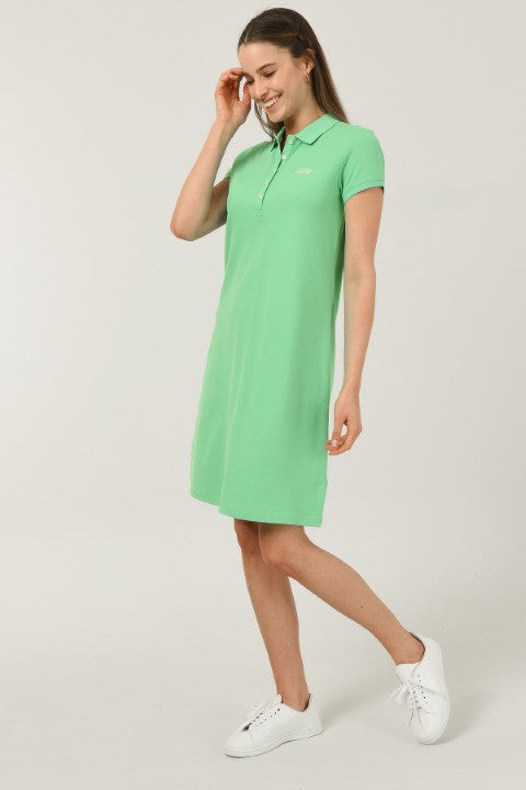 зелен-трикотажна-рокля-с-яка-29-10122-2